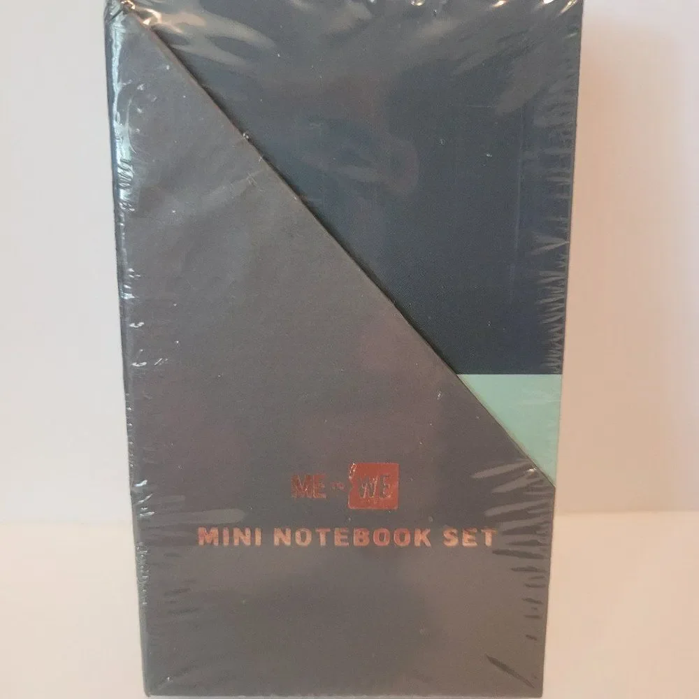 Me to We Mini Notebook, Ballpoint Pens and Magnetic List Pad Bundle